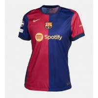 Camisa de Futebol Barcelona Equipamento Principal Mulheres 2024-25 Manga Curta